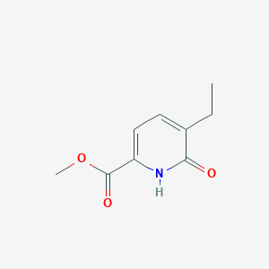 molecular formula C9H11NO3 B14319242 Methyl 5-ethyl-6-oxo-1,6-dihydropyridine-2-carboxylate CAS No. 106154-38-5