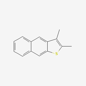 molecular formula C14H12S B14319247 2,3-Dimethylnaphtho[2,3-B]thiophene CAS No. 110217-15-7