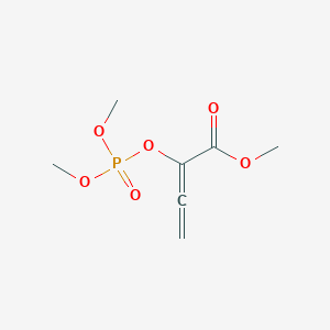 molecular formula C7H11O6P B14319317 Methyl 2-[(dimethoxyphosphoryl)oxy]buta-2,3-dienoate CAS No. 112683-52-0