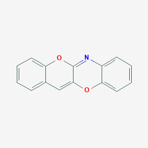 molecular formula C15H9NO2 B14319429 [1]Benzopyrano[3,2-b][1,4]benzoxazine CAS No. 104441-43-2