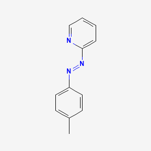 molecular formula C12H11N3 B14319453 Pyridine, 2-[(4-methylphenyl)azo]- CAS No. 110015-48-0