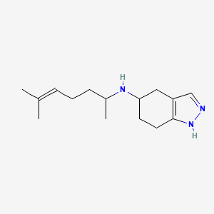 molecular formula C15H25N3 B1431949 N-(6-methylhept-5-en-2-yl)-4,5,6,7-tetrahydro-1H-indazol-5-amine CAS No. 1797872-65-1