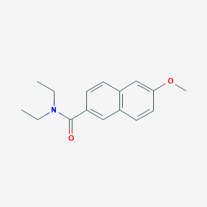 molecular formula C16H19NO2 B14319491 N,N-Diethyl-6-methoxynaphthalene-2-carboxamide CAS No. 108710-99-2