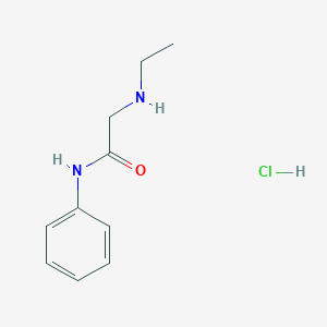 molecular formula C10H15ClN2O B1431950 2-(ethylamino)-N-phenylacetamide hydrochloride CAS No. 1797692-41-1
