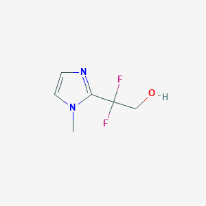 2,2-difluoro-2-(1-methyl-1H-imidazol-2-yl)ethan-1-ol