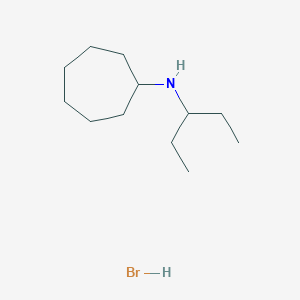N-(1-ethylpropyl)cycloheptanamine hydrobromide