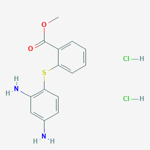 Methyl 2-[(2,4-diaminophenyl)thio]benzoate dihydrochloride