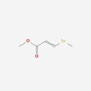 molecular formula C5H8O2Se B14319623 Methyl 3-(methylselanyl)prop-2-enoate CAS No. 104828-98-0