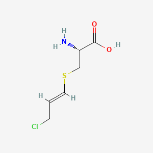 molecular formula C6H10ClNO2S B14319717 S-3-Chloropropenylcysteine CAS No. 107817-59-4