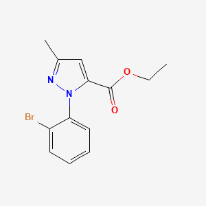 Ethyl 2-(2-bromophenyl)-5-methylpyrazole-3-carboxylate