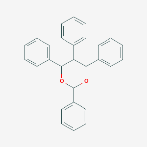 molecular formula C28H24O2 B14319770 2,4,5,6-Tetraphenyl-1,3-dioxane CAS No. 111791-02-7