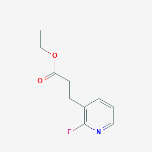 molecular formula C10H12FNO2 B1431979 Ethyl 3-(2-fluoropyridin-3-yl)propanoate CAS No. 1820641-58-4