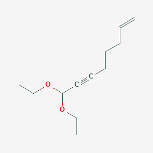 molecular formula C12H20O2 B14319792 8,8-Diethoxyoct-1-EN-6-yne CAS No. 103527-84-0