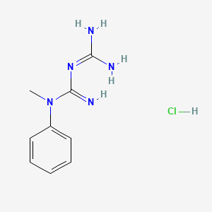 N'-(diaminomethylene)-N-methyl-N-phenylguanidine hydrochloride