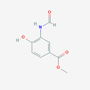 molecular formula C9H9NO4 B1431994 Methyl 3-formamido-4-hydroxybenzoate CAS No. 1379261-17-2