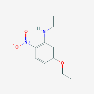 molecular formula C10H14N2O3 B1431995 5-Ethoxy-N-ethyl-2-nitroaniline CAS No. 1445322-63-3