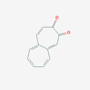 molecular formula C12H8O2 B14320030 Heptalene-2,3-dione CAS No. 105012-49-5
