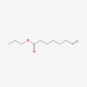 molecular formula C11H20O2 B14320070 Propyl oct-7-enoate CAS No. 108058-77-1