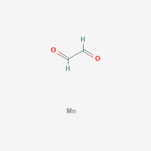 molecular formula C2H2MnO2 B14320072 Manganese;oxaldehyde CAS No. 112374-37-5