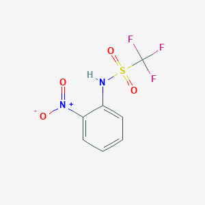 molecular formula C7H5F3N2O4S B1432021 1,1,1-trifluoro-N-(2-nitrophenyl)methanesulfonamide CAS No. 23384-28-3