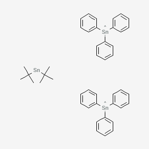 molecular formula C44H48Sn3 B14320335 CID 78060846 