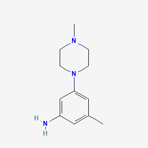 3-Methyl-5-(4-methylpiperazin-1-yl)aniline