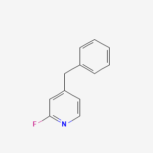 molecular formula C12H10FN B14320470 4-Benzyl-2-fluoropyridine CAS No. 111887-70-8
