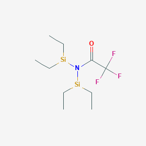 molecular formula C10H20F3NOSi2 B14320482 CID 78060838 