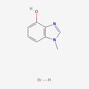 1-methyl-1H-1,3-benzodiazol-4-ol hydrobromide