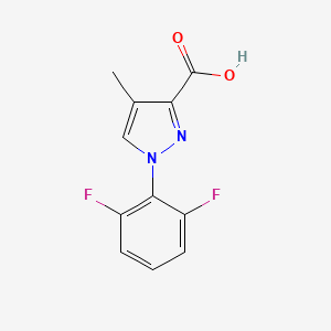 1-(2,6-difluorophenyl)-4-methyl-1H-pyrazole-3-carboxylic acid