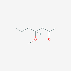 molecular formula C8H16O2 B14320613 4-Methoxyheptan-2-one CAS No. 108811-44-5