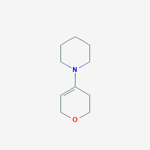 molecular formula C10H17NO B14320650 1-(3,6-Dihydro-2H-pyran-4-yl)piperidine CAS No. 106656-65-9