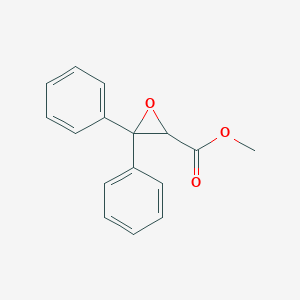 B143207 Methyl 3,3-diphenyloxirane-2-carboxylate CAS No. 76527-25-8