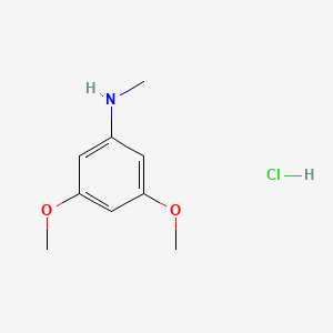 molecular formula C9H14ClNO2 B1432077 3,5-dimethoxy-N-methylaniline hydrochloride CAS No. 1797132-05-8