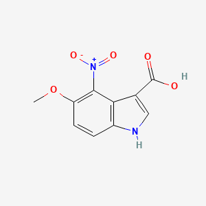 5-methoxy-4-nitro-1H-indole-3-carboxylic acid