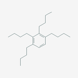 molecular formula C22H38 B14320869 Benzene, tetrabutyl- CAS No. 105856-88-0
