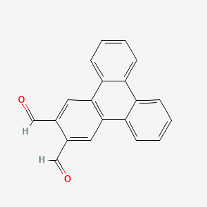 molecular formula C20H12O2 B14320941 Triphenylene-2,3-dicarbaldehyde CAS No. 110328-04-6