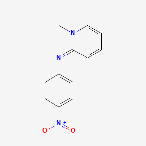 1-methyl-N-(4-nitrophenyl)-1,2-dihydropyridin-2-imine