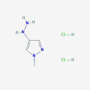 4-hydrazinyl-1-methyl-1H-pyrazole dihydrochloride