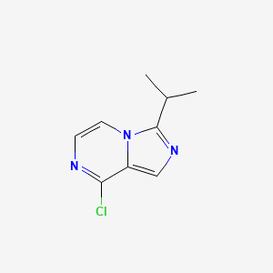 molecular formula C9H10ClN3 B1432103 8-Chloro-3-isopropylimidazo[1,5-a]pyrazine CAS No. 1320266-90-7
