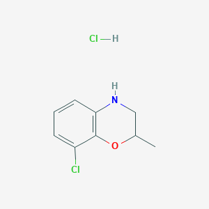 8-chloro-2-methyl-3,4-dihydro-2H-1,4-benzoxazine hydrochloride