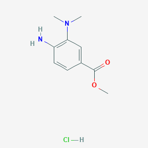 Methyl 4-amino-3-(dimethylamino)benzoate hydrochloride