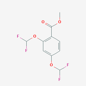 molecular formula C10H8F4O4 B1432120 Methyl 2,4-bis(difluoromethoxy)benzoate CAS No. 97914-57-3