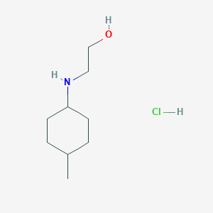 2-[(4-Methylcyclohexyl)amino]ethan-1-ol hydrochloride