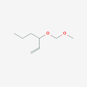 molecular formula C8H16O2 B14321250 3-(Methoxymethoxy)hex-1-ene CAS No. 104620-58-8