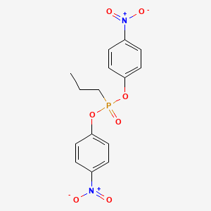 molecular formula C15H15N2O7P B14321256 Bis(4-nitrophenyl) propylphosphonate CAS No. 103499-65-6