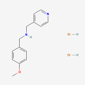 (4-Methoxybenzyl)(4-pyridinylmethyl)amine dihydrobromide