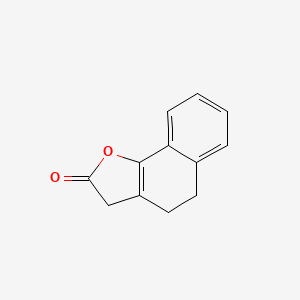 molecular formula C12H10O2 B14321290 Naphtho[1,2-b]furan-2(3H)-one, 4,5-dihydro- CAS No. 100952-97-4