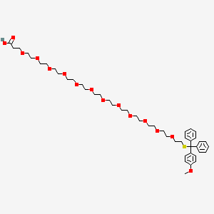 molecular formula C47H70O15S B1432143 Methoxytrityl-S-PEG12-acid CAS No. 1334169-94-6