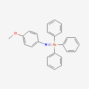 molecular formula C25H22AsNO B14321430 [(4-Methoxyphenyl)imino](triphenyl)-lambda~5~-arsane CAS No. 110788-30-2